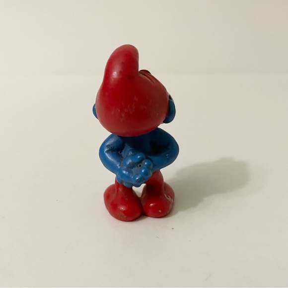 Lot of 2 Papa Smurf Toys Smurfs Figures - Picture 6 of 16